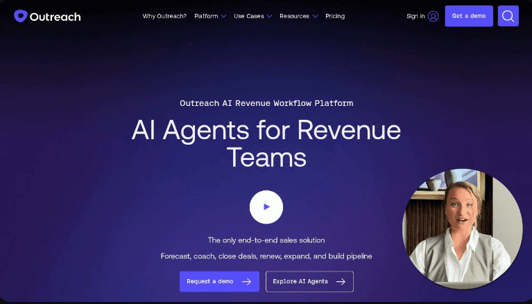 Prospect website being browsed — HubSpot